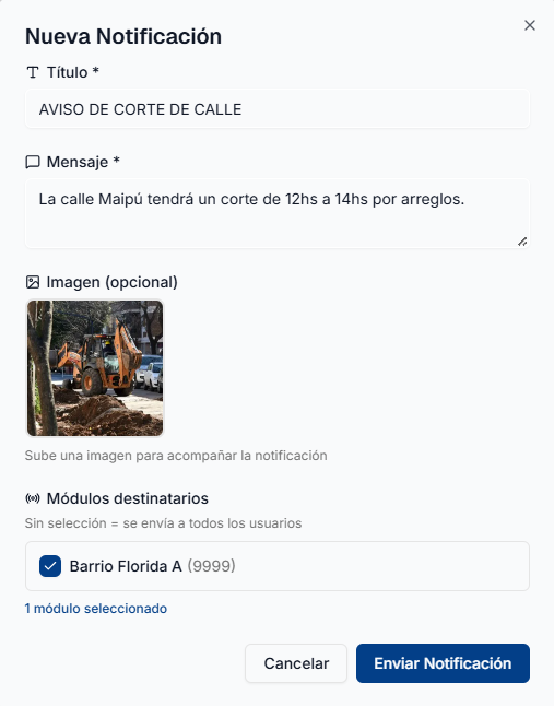 Notificaciones push